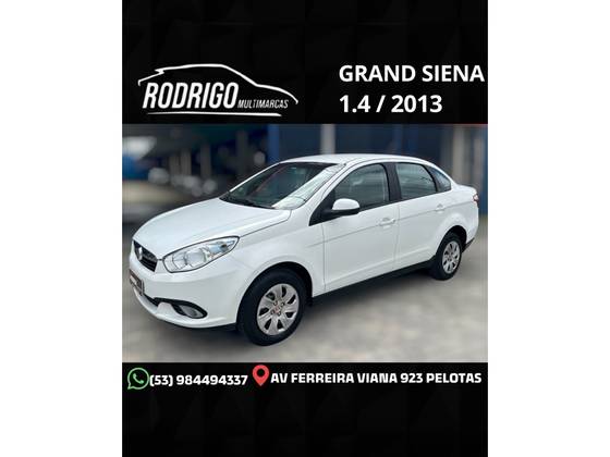 FIAT GRAND SIENA 1.4 MPI ATTRACTIVE 8V FLEX 4P MANUAL FIAT GRAND SIENA 1.4 MPI ATTRACTIVE 8V FLEX 4P MANUAL